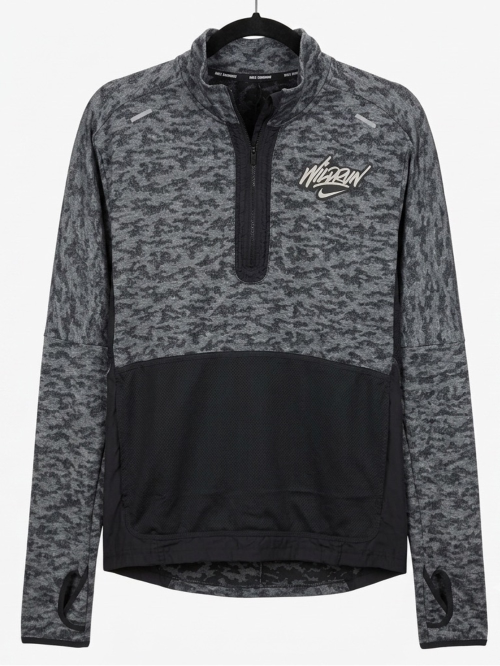 Nike Men’s Running Wild Run Element Top in Black Size M